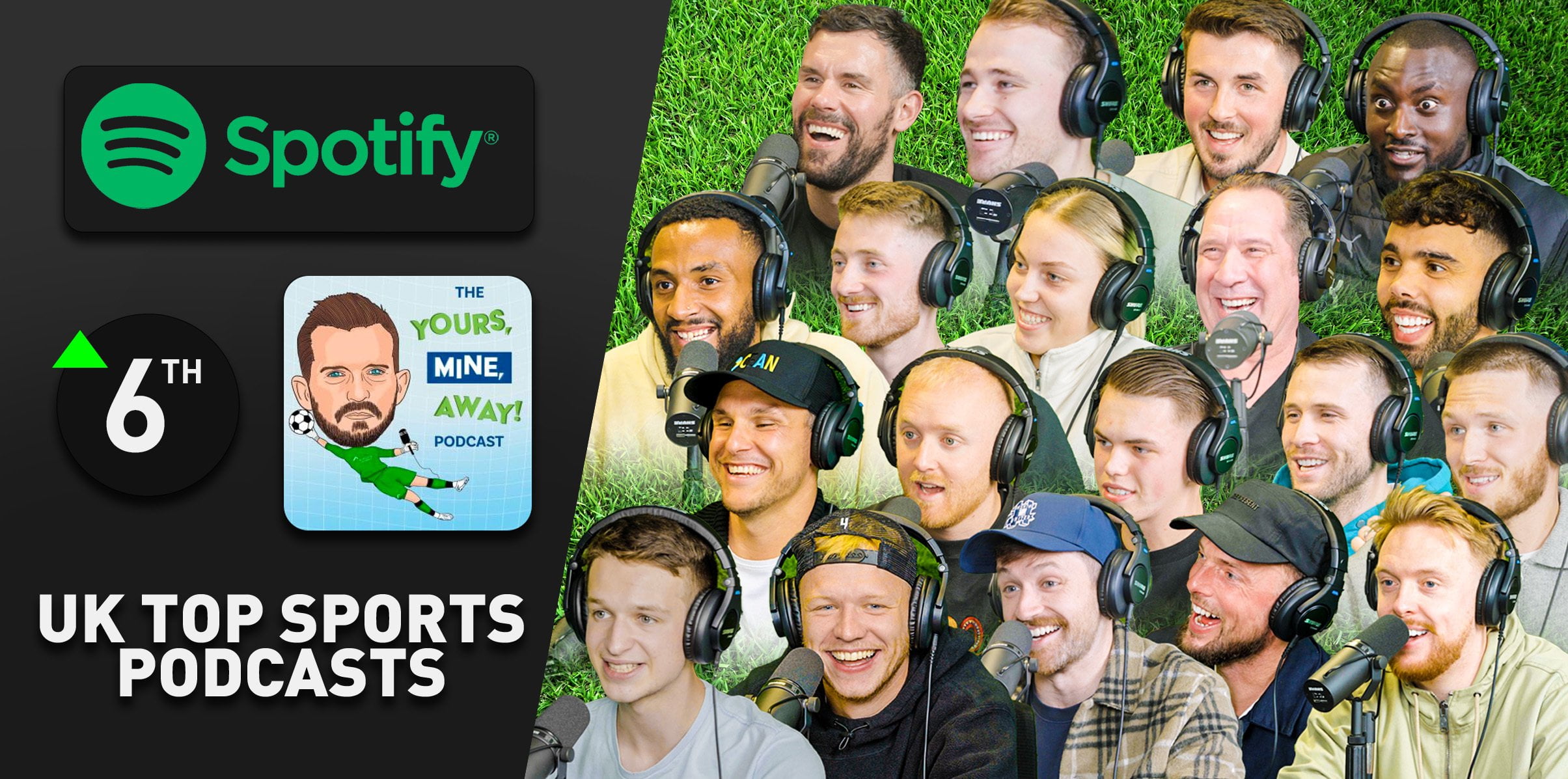 The Yours, Mine, Away! Podcast Breaks into the Top 10 Spotify Podcast