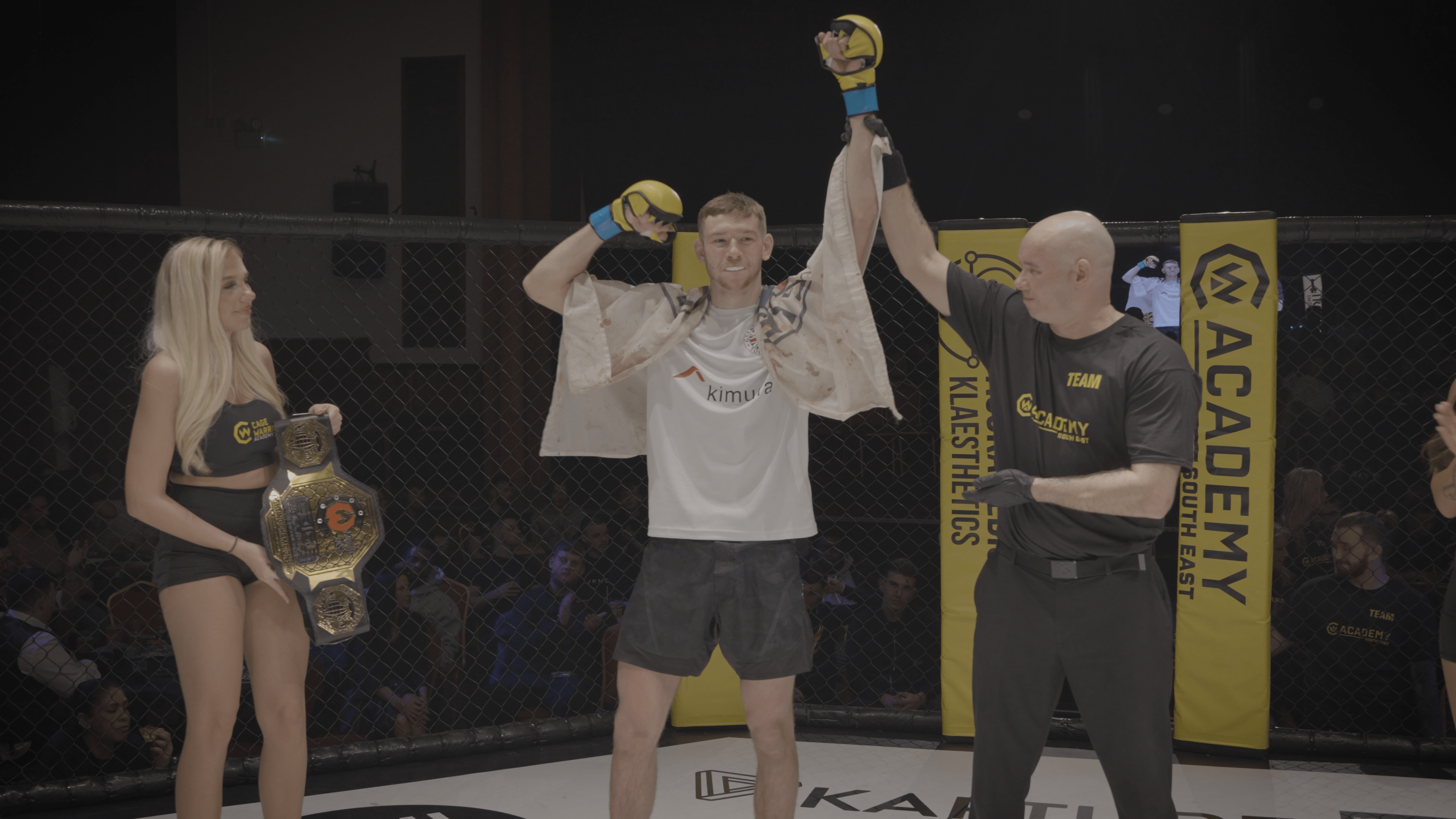 MMA Prospect Jaccob Gifford Claims Cage Warriors Academy Featherweight Title